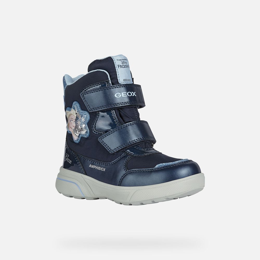 Geox Kiz Çocuk Ankle Bot Lacivert - Sveggen Abx - VZX-507962